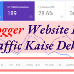 Blogger Website Ka Traffic Kaise Dekhe